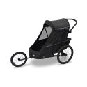 WIKE PREMIUM Double Suspension - Black odpružený vozík za kolo 3v1 s bočním větráním - 1