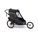 WIKE PREMIUM Double Suspension - Black odpružený vozík za kolo 3v1 s bočním větráním - 3