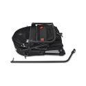 WIKE PREMIUM Double Suspension - Black odpružený vozík za kolo 3v1 s bočním větráním - 6