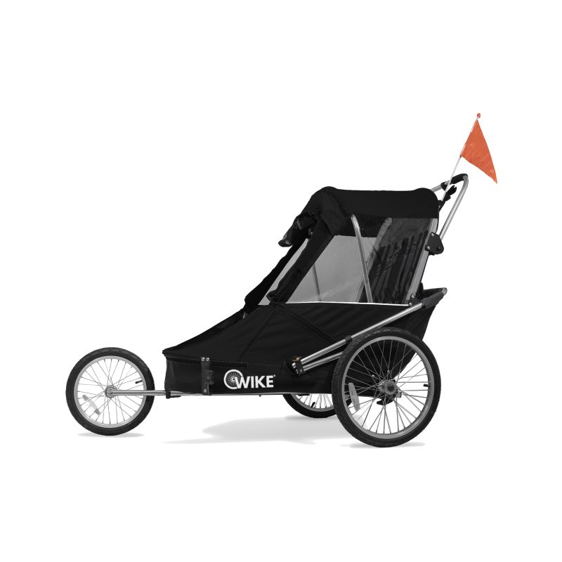 WIKE SPECIAL NEEDS LARGE GREY-BLACK speciální vozík za kolo pro větší děti do 150cm - 1