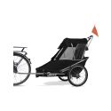 WIKE SPECIAL NEEDS LARGE GREY-BLACK speciální vozík za kolo pro větší děti do 150cm - 2